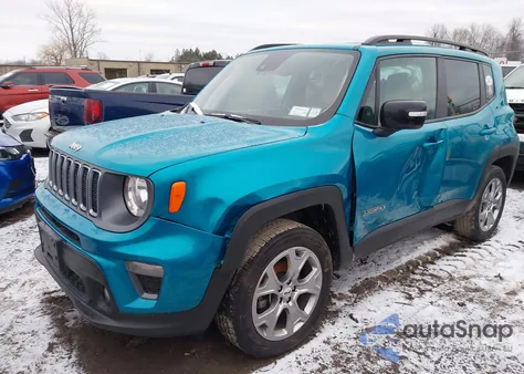2022 Jeep Renegade Limited 4X4 from USA, damaged, VIN ZACNJDD18NPN57511